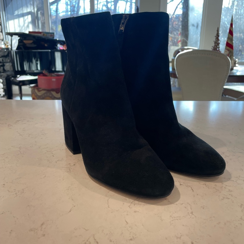 Black Suede Ankle Boots